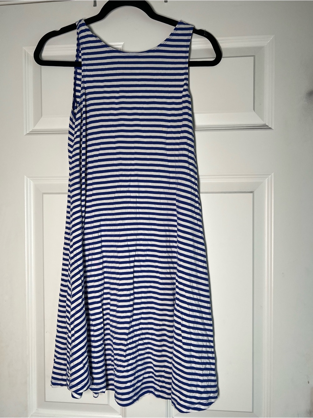 Old Navy Blue and White Striped Sundress